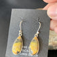 Native American Women's Navajo Bumblebee Jasper Earrings Set | Sterling Silver | Handmade | 1561
