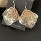 Navajo Stamped Sterling Silver Earrings Set | Authentic Native American Handmade | 1195