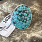 Navajo Blue Spiderweb Turquoise Ring | Sterling Silver | Sz 6 | 10283