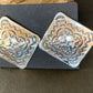 Southwestern Women's Navajo Stamped Earrings | Sterling Silver | Authentic Native American Handmade | 1675