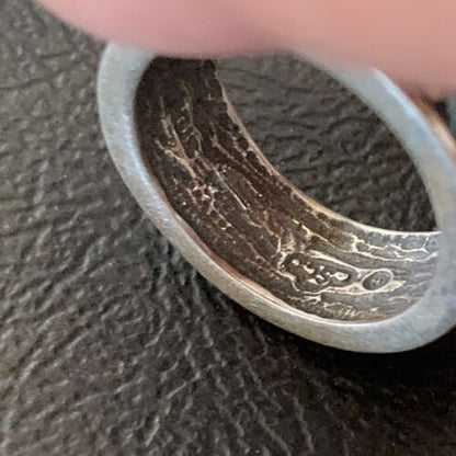 Navajo Women's Turquoise Ring | Sterling Silver | Sz 5 | Authentic Native American Handmade | 12467