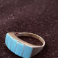 Native American Navajo Kingman Turquoise Ring | Sterling Silver | Sz 5.5 | 1130
