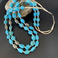Native American Santo Domingo Shell Nugget Turquoise Necklace | 26" | Authentic Handmade | 12000