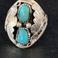 Navajo Kingman Turquoise Multi-Stone Ring | Authentic Native American Sterling Silver | Sz 11 | 14175