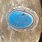 Southwestern Navajo Blue Kingman Turquoise Ring | Sterling Silver | Sz 7 | 12206