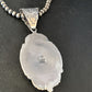 Navajo Purple Spiny Oyster Pendant Necklace | Sterling Silver | Women's | Authentic Native American Handmade | 14665