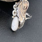 Navajo White Buffalo Turquoise Ring | Sterling Silver | Sz 7 | Authentic Native American Handmade | 12185