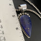 Native American Navajo Blue Lapis Pendant Necklace | Sterling Silver | Authentic Handmade | 11674
