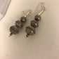 Navajo Sterling Silver Handmade Pearls Earrings | 1.5" | 10201
