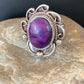 Native American Navajo Sterling Silver Purple Sugilite Ring | Sz 10 | 10443