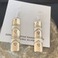 Navajo Stamped Sterling Silver Earrings Set | Authentic Native American Handmade | 11623