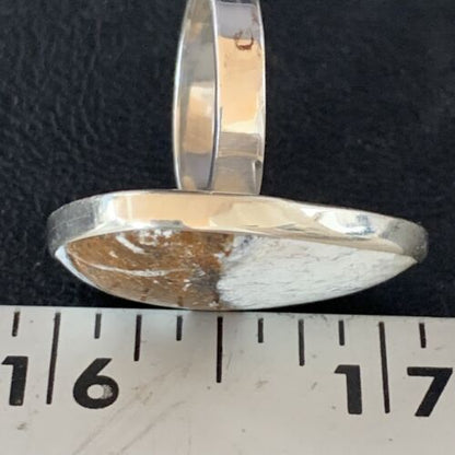 Native American Women's Wild Horse Turquoise Ring | Sz 8 | Sterling Silver | 14030