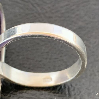 Navajo Purple Charoite Ring | Sterling Silver | Sz 8 Adjustable | Authentic Native American Handmade | 10528