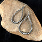 Navajo Pearls Sterling Silver Earrings | Handmade Native American Jewelry | Southwestern | 10200