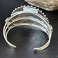 Navajo Blue Turquoise Cuff Bracelet | Sterling Silver | Authentic Native American Handmade | 14597