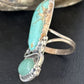 Navajo Green Turquoise Cluster Ring | Authentic Native American Sterling Silver | Multi-Stone | Sz 12 | 14696
