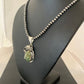 Men's Royston Turquoise Pendant Necklace | Navajo Pearls | Sterling Silver | Authentic Native American Handmade | 2575