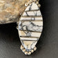 Navajo White Buffalo Turquoise Inlay Ring | Sterling Silver | Sz 9 | Authentic Native American Handmade | 12173