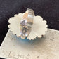 Navajo Blue Kingman Turquoise Ring | Sterling Silver | Sz 9.5 | Authentic Native American Handmade | 01644