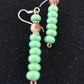Navajo Sterling Silver Malachite Jasper Earrings | Southwestern Green Stone | Handcrafted Native American