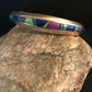Men's Navajo Sterling Silver Inlay Bracelet | Turquoise Sugilite Lapis | Authentic Native American Handmade | 11703