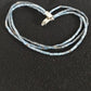 Native American Denim Lapis 3 Strand Necklace | Navajo Sterling Silver | 8472