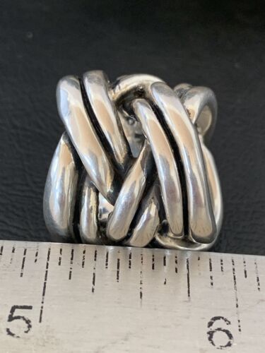 Navajo Men's Band Ring | Sterling Silver | Sz 7 | Authentic Native American Handmade | 14040