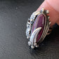 Women's Navajo Purple Spiny Oyster Ring | Sterling Silver | Sz 6 | Authentic Native American Handmade | 10812
