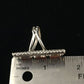 Navajo Red Coral Ring | Sterling Silver | Sz 9 | Authentic Native American Multi-Stone | 10092