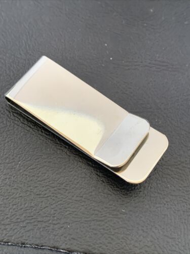 Navajo Handmade Turquoise Bear Paw Money Clip | Sterling Silver | Authentic Native American | 1568