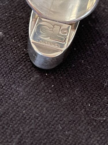Native American Men's Cinnabrite Ring | Sterling Silver | White Black | Sz 7 | 01568