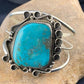 Native American Men's Navajo Turquoise Bracelet | Sterling Silver | Authentic Handmade | 3283