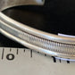 Old Pawn Southwestern Stamped Cuff Bracelet | Navajo Sterling Silver | Authentic Native American Handmade | 13831