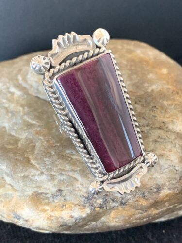 Southwestern Women's Sterling Silver Purple Spiny Oyster Ring | Sz 6 | 430