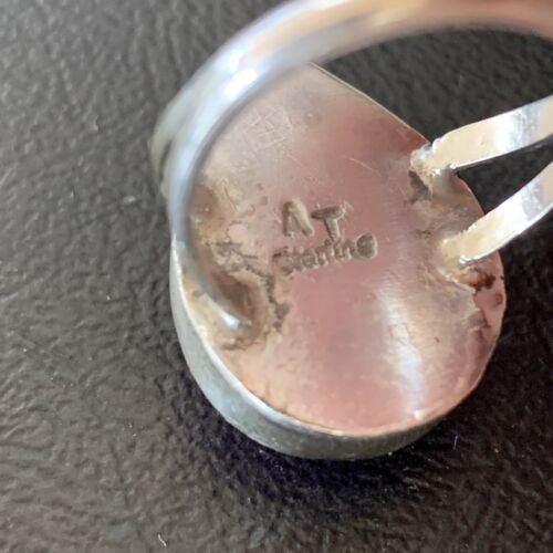 Native American Women's Navajo Purple Sugilite Ring | Sterling Silver | Sz 9 | 10863