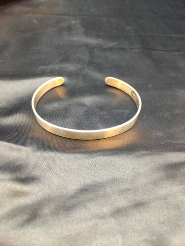 Native American Handmade Band Bracelet | Navajo Sterling Silver | 8934