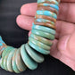 Navajo Sterling Silver Necklace with Southwestern Blue Green Turquoise | 20" | Graduated | Authentic Native American Jewelry