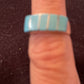 Native American Navajo Kingman Turquoise Ring | Sterling Silver | Sz 5.5 | 1130