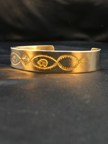 Navajo Bear Bracelet | Sterling Silver | Authentic Native American Handmade | 8935 - Masha USA
