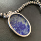 Native American Navajo Blue Lapis Pendant Necklace | Sterling Silver | Authentic Handmade | 11719