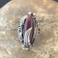 Navajo Purple Spiny Oyster Ring | Sterling Silver | Sz 6 | Authentic Native American Handmade | 3476