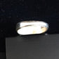 Native American Men's Navajo Opal & Black Onyx Inlay Ring | Sterling Silver | Sz 10 | 1600