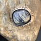 Navajo White Buffalo Turquoise Ring | Sterling Silver | Sz 12.5 | Authentic Native American Handmade | 11940