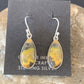 Native American Women's Navajo Bumblebee Jasper Earrings Set | Sterling Silver | Handmade | 1561