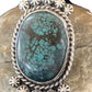 Navajo Blue Spiderweb Turquoise Ring | Sterling Silver | Sz 7 | Authentic Native American Handmade | 1642