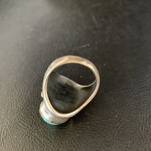 Native American Men's Navajo Green Royston Turquoise Ring | Sterling Silver | Sz 11 | 13857