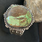 Native American Men's Navajo Bracelet | Sterling Silver Green Gaspeite | Authentic Handmade | 2046