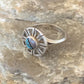 Native American Women's Navajo Blue Turquoise Sugilite Inlay Ring | Sz 6 | 11179