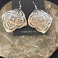 Navajo Stamped Sterling Silver Earrings Set | Authentic Native American Handmade | 1195