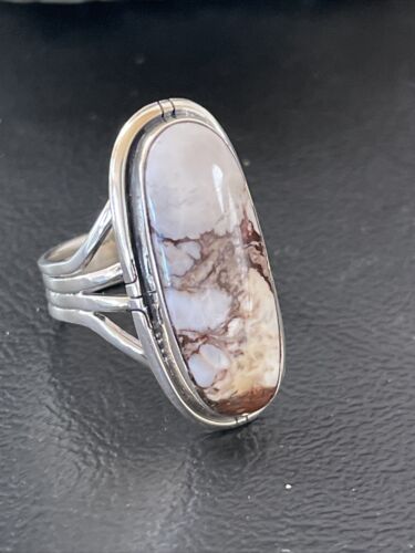 Navajo Wild Horse Turquoise Ring | Sterling Silver | Sz 11 | Authentic Native American Handmade | 1879